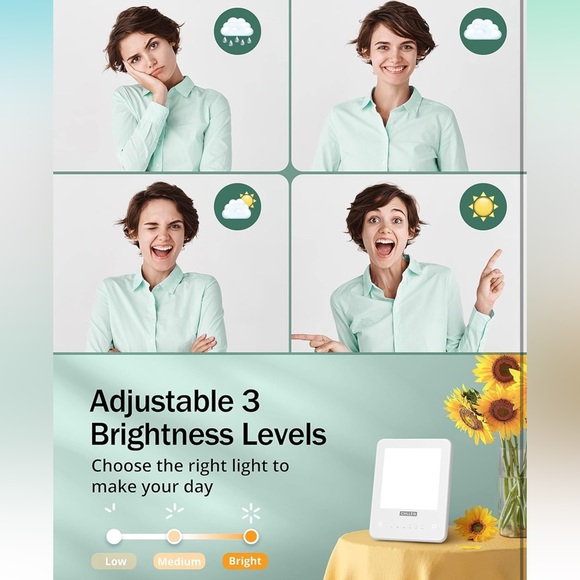 Light therapy lamp - Picture 3 of 11